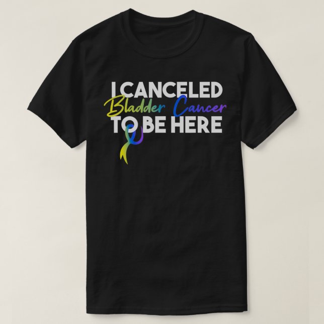 Bladder Cancer Survivor T Shirt (Design framsida)