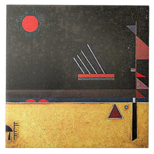 Bläddra, abstrakt teckningar av Kandinsky, Kakelplatta
