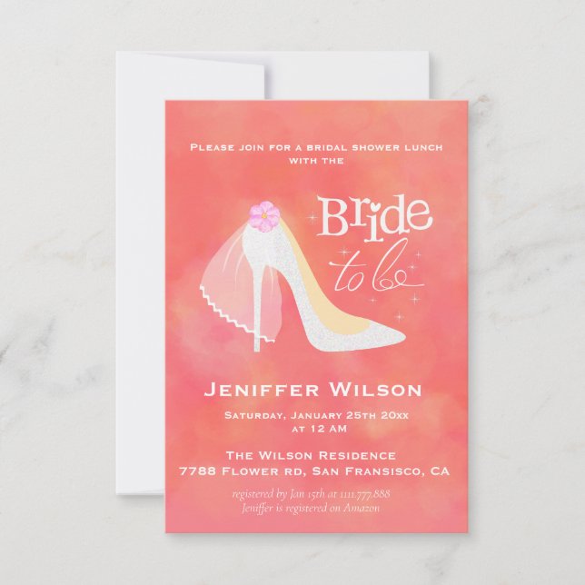 Bläddra för att vara hög Möhippa i Bröllop Inbjudningar (Framsida)