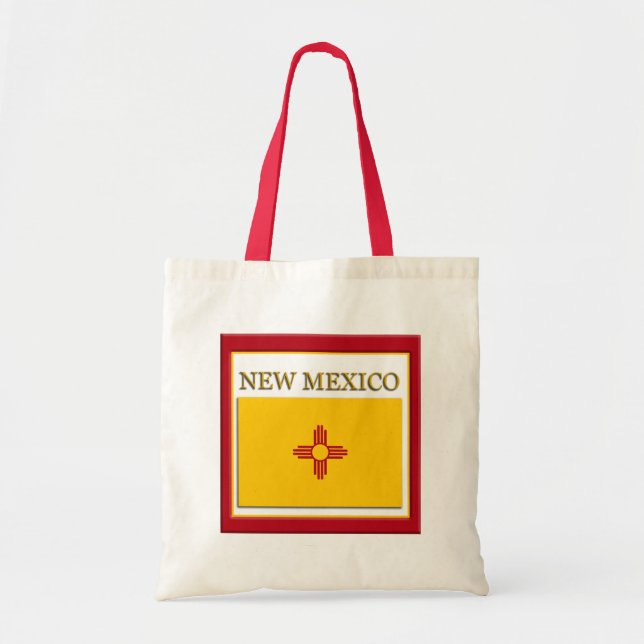 Bläddra för new mexico Statlig flagga projektionsb Tygkasse (Framsidan)