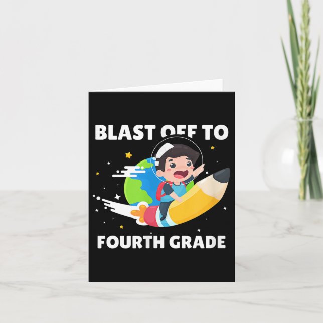 Bläddra från till fjärde Back to school-grafiken K Kort (Framsida)