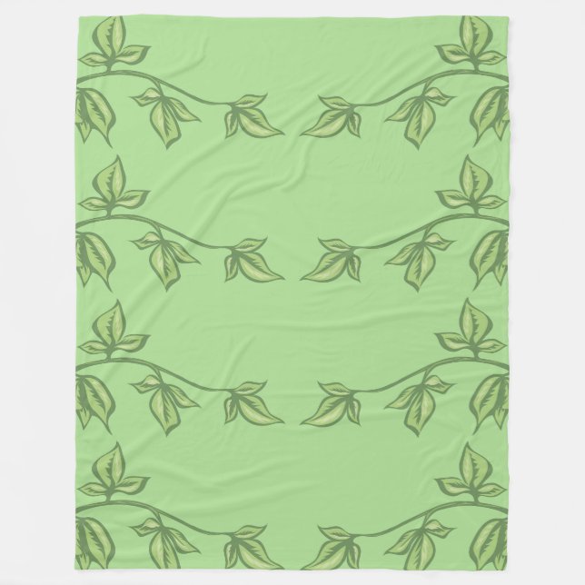 Bläddra i bakgrunden Gräns Fleecefilt (Framsidan)