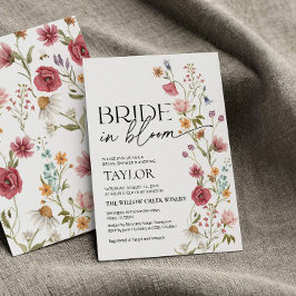 Bläddra i Bloom | Inbjudningskort för möhippan