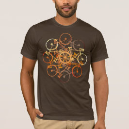 Bläddra i orange-cyklar . cykling / biking-coola t-shirt