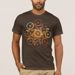 Bläddra i orange-cyklar . cykling / biking-coola t-shirt