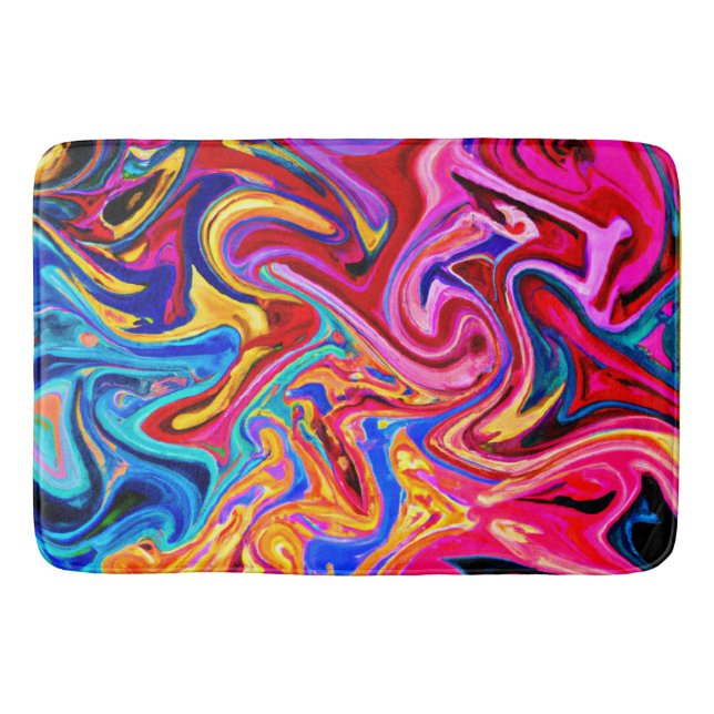 Bläddra in Abstraction för visuell påverkan Badrumsmatta (Framsidan)