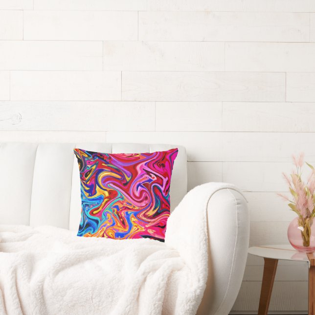 Bläddra in Abstraction för visuell påverkan Kudde (Soffa)