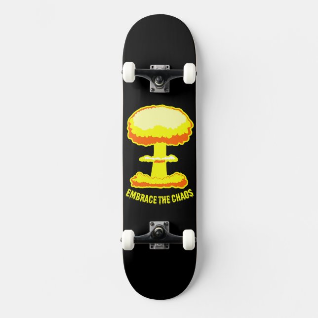 Bläddra in Chaos Skateboard-design Mini Skateboard Bräda 18,5 Cm (Framsida)