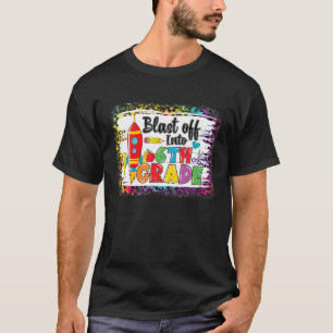 Bläddra in i 6e Klass Rocket Leopard tillbaka till T Shirt