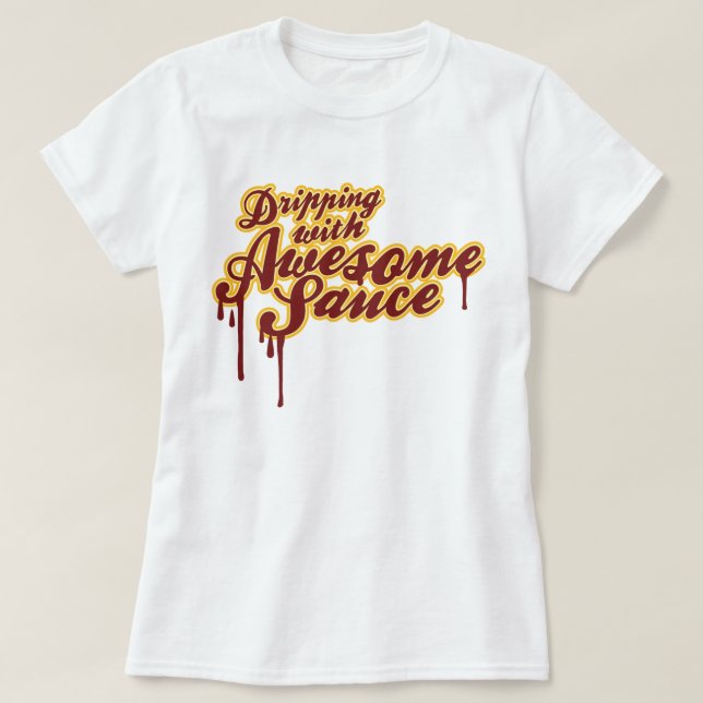 Bläddra med Fantastisk sås från en Ordlekare grafi T-shirt (Design framsida)