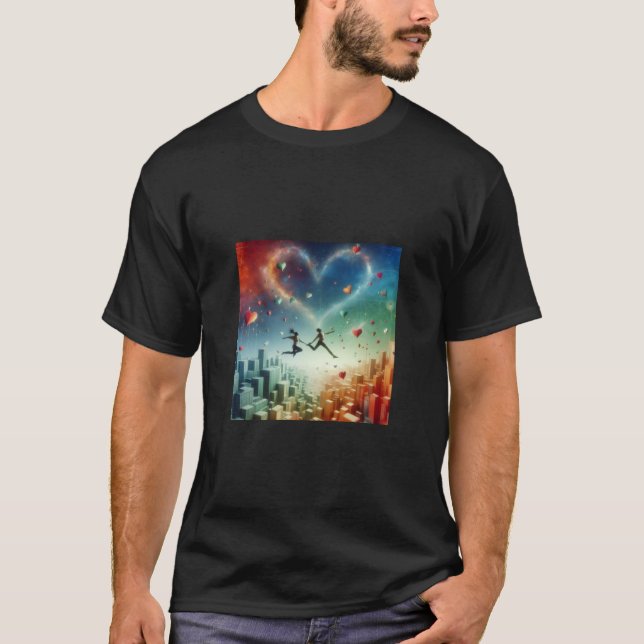 Bläddra med Kärlek T Shirt (Framsida)