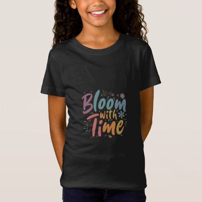 Bläddra med tid t shirt (Framsida)
