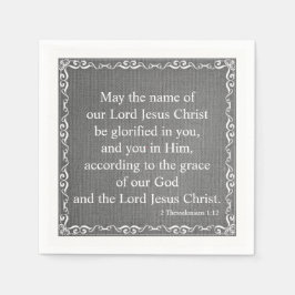 Bläddra och bläddring - 2 Thessaloniki 1:12 Pappersservett