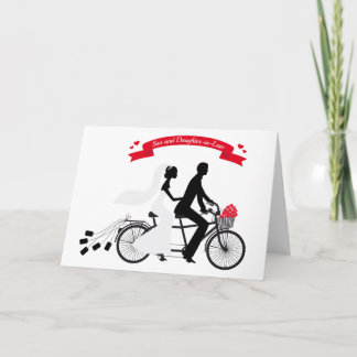 Bläddra och trimma på bröllop-cykeln kort