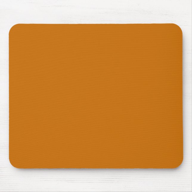 Bläddra Orange (solid färg)  Musmatta (Framsidan)