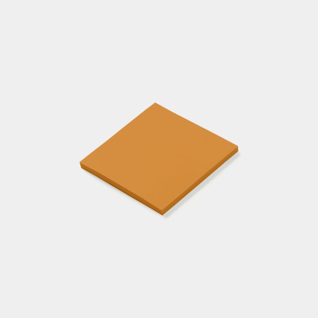 Bläddra Orange (solid färg)  Post-it Block (Vinklad)