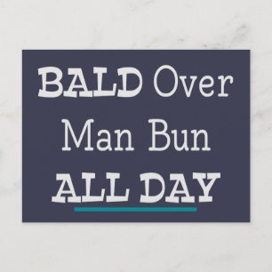 Bläddra över mannen Bun hela dagen Vykort