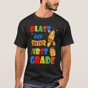 Bläddra till första Klass-raketen första dagen den T Shirt