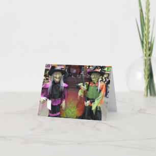 **BLÄDDRA UPP VISSA ÖNSKEMÅL FÖR HALLOWEN** KORT