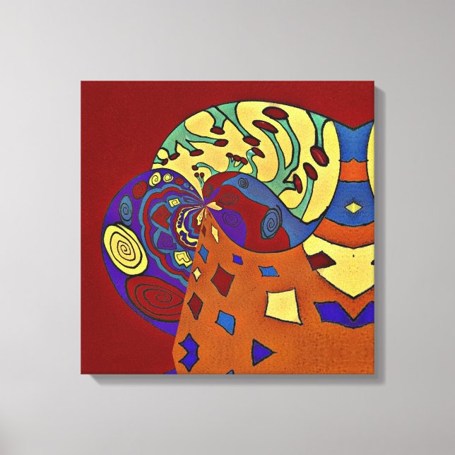 Bläddra uppåt canvastryck (Framsida)