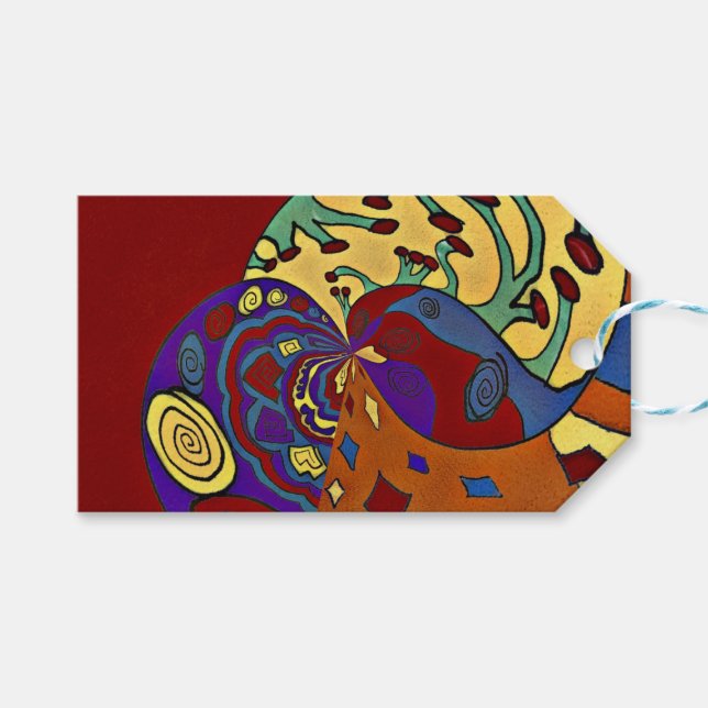 Bläddra uppåt presentetikett (Framsidan (Horisontell))