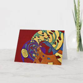 Bläddra uppåt tack kort