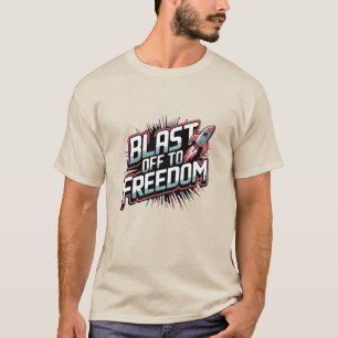 Bläddra ut på friheten t shirt