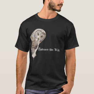 Bläddra ut på Vilden Quote Funny Uggla Art Tröja