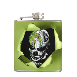 Bläddrad clown genom rippad Hål Fickplunta