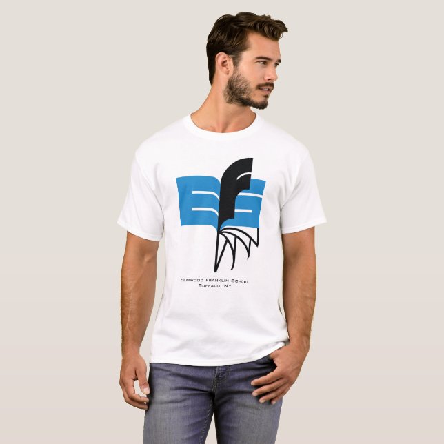 Bläddring av boklogotypfärg t-shirt (Hel framsida)