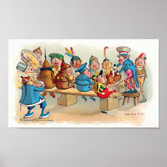 Bläddringens julmiddag poster (Framsidan)