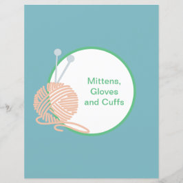 Blådelarsida - Kniting Mönster Binder Infoga