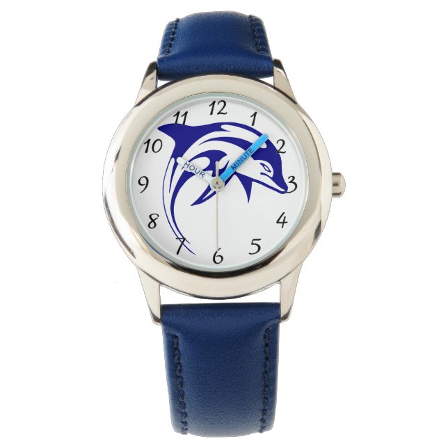 Blådelfin Armbandsur (Framsida)