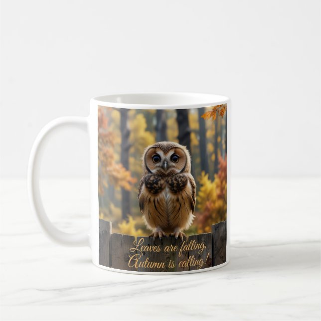 Bladen Faller, Hösten Kommer Kaffemugg (Vänster)
