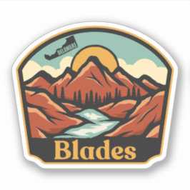 Blades, Delaware Klistermärken