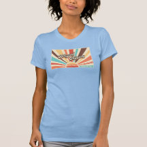 Bladfärgad Mamma Retro Sunset T-Shirt