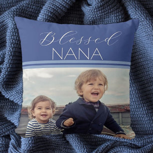 Bladfärgad Nana-fotogåva Kudde