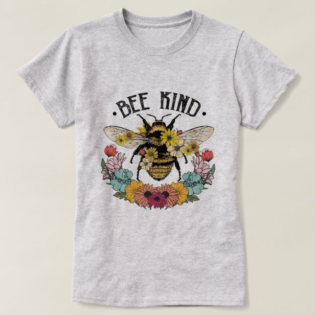 Bladfärgad Vild - bläddring T Shirt (Design framsida)