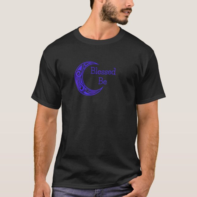 Bladflis och Wiccan Måne T Shirt (Framsida)