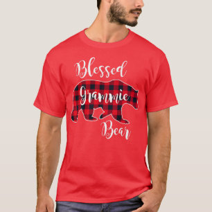 Bladgummi Bear Red Buffalo Check Play Grand T Shirt