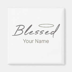Bladhalodesign för Religiösa för kristet gift Magnet