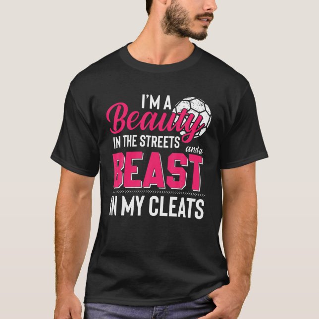 Bladhet i Beasten Streets på min Cleats-ikonen T Shirt (Framsida)