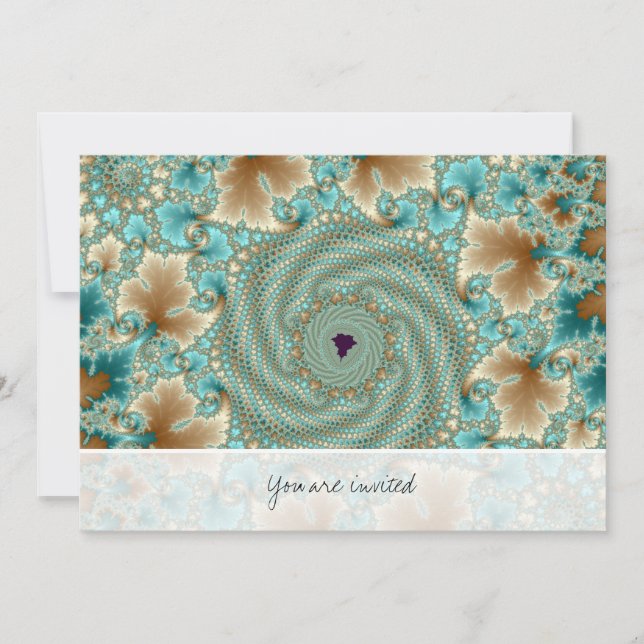 Bladhorls Fractal Inbjudningar (Framsida)