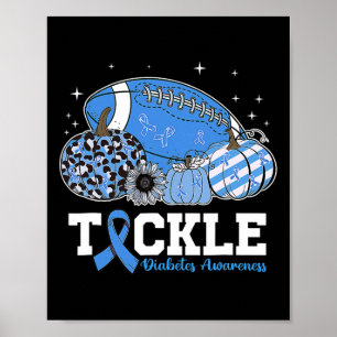 Blådiabetes typ 1 Awaren Poster