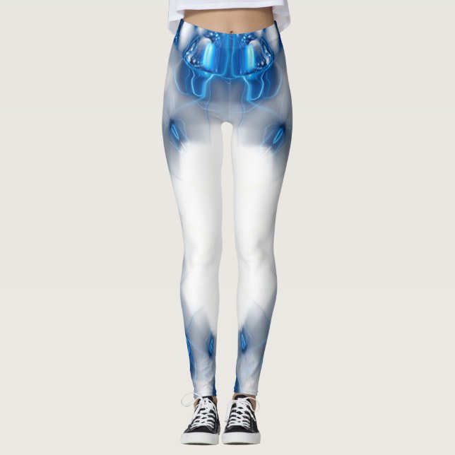Blådiamanter Leggings (Framsida)