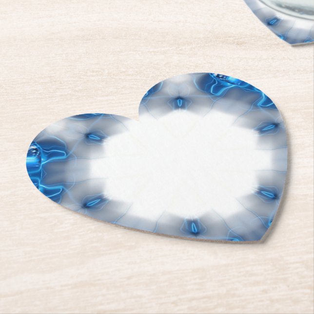 Blådiamanter Underlägg Papper (Vinklad)