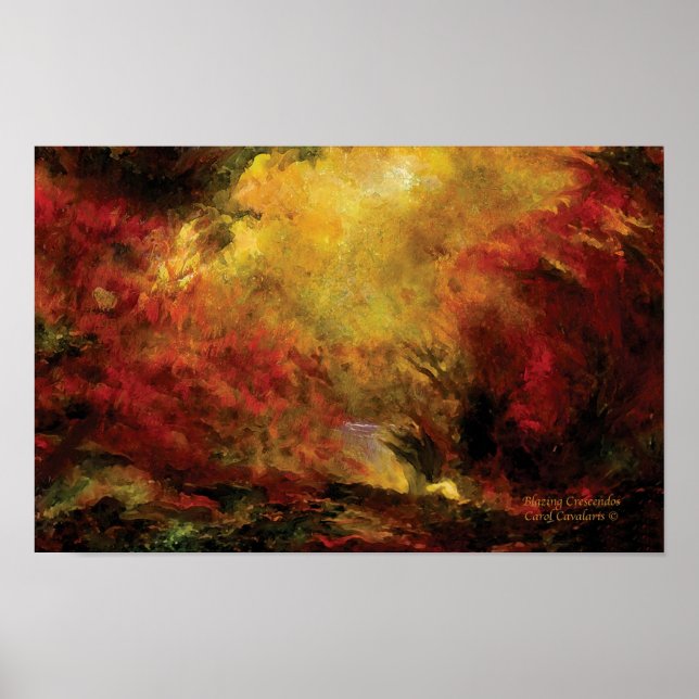 Bladig Crescendos Art Poster/skriver ut Poster (Framsidan)