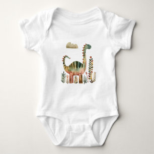 Bladig Dino-scen – Söt dinosaurie-tröja för barn T Shirt