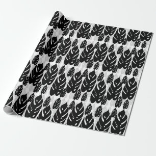 Bladillustrationsmönsterdesign presentpapper