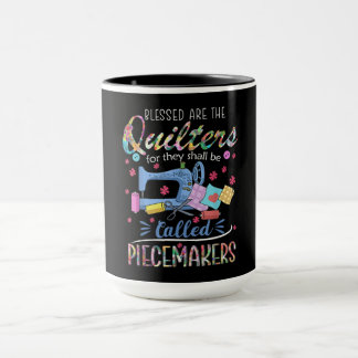 Bladkiltrar Piecemakers Quilings Sewing Gift Mugg
